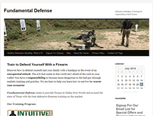 Tablet Screenshot of fundamentaldefense.com